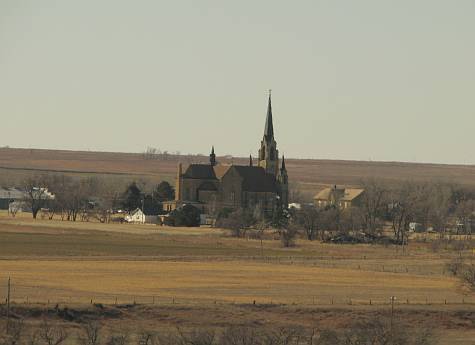 Holy Cross Church in Pfeifer, Kansas