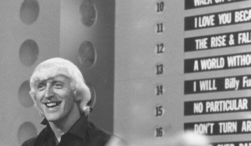 Savile on Tops of the Pops in 1964. The first allegations against him, like Bill Cosby, surfaced decades ago but did not lead to meaningful investigations.